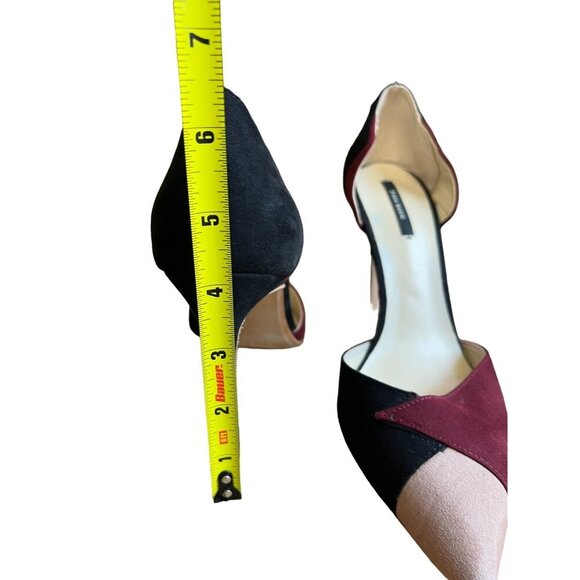 Zara Basic Women's Color Block Pointed Toe D'Orsay Pumps Heels Size 7.5 - Picture 10 of 10
